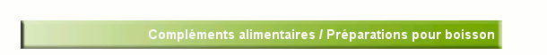 Compléments alimentaires