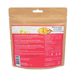 Les Gourmandines® Pates au poulet et aux épices (1 sachet de 130g)